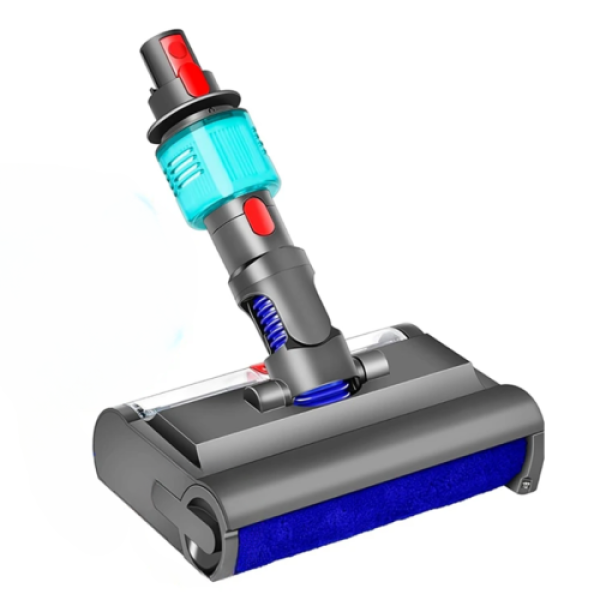 適用於戴森V7 V8 V10 V11 V15的乾濕兩用電動拖把頭，帶綠燈，可清潔和烘乾硬質地板